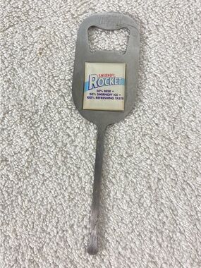 5/$35 Vintage Smirnoff Rocket Promotional Metal Bar Tool Bottle Opener